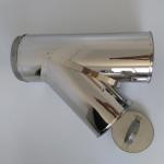 Diameter 80mm Double Wall Stainless Steel Chimney Pipe Flue 135 Degree Tee