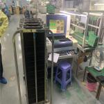 Four Wheels SS201 Pipe ESD PCB Cart Width 3mm For PC Board