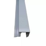 T8 Powder Coated Aluminium Extrusions 6.0m Length For Window Groove Pressing