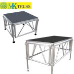 18mm Plywood or 18mm Tempered Glass Triangle Portable Stage Platform for Truss
