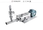 DONJOY food grade gas liquid solid mixing double screw pumps sanitary multipurpo