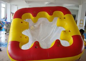 Quality Water Proof Fiesta Inflatable Floating Island , Family Inflatable Boat wholesale