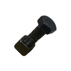 Quality M16*M53 Stainless Steel Excavator Track Bolts And Nuts Black Finish wholesale