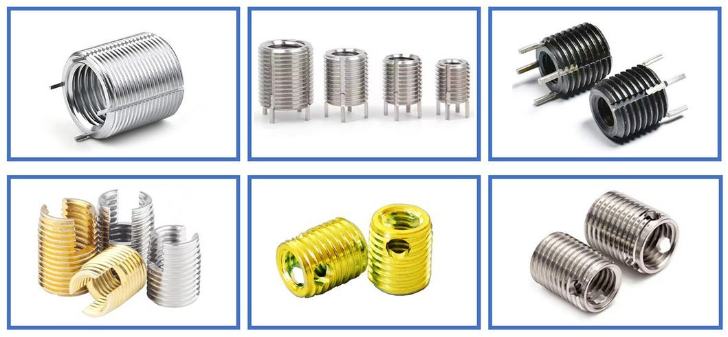 M20 M22 M24 Corrosion-Resistant Industrial Fastener Key Locking Thread Inserts