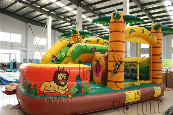 PVC custom inflatable bouncy house, jumping bouncer