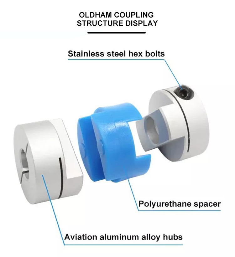 Detachable Aluminium Alloy Coupling Flexible Motor Shaft Coupler Connector