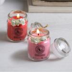 Luxury Packaging Custom Glass Candle Holders Decorating Jam Jars For Tea Lights