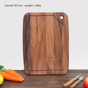 Quality Kitchen Wooden Chopping OEM Walnut Cutting Board Blocks Black wholesale