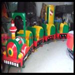 Kids ride track train with insect design