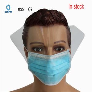 Quality 3 Layers Filter Disposable Face Mask Adjustable Ties Ce &amp; Fda Approved wholesale