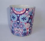 2 kind of unique design decor glass candle with 100% paraffin wax,