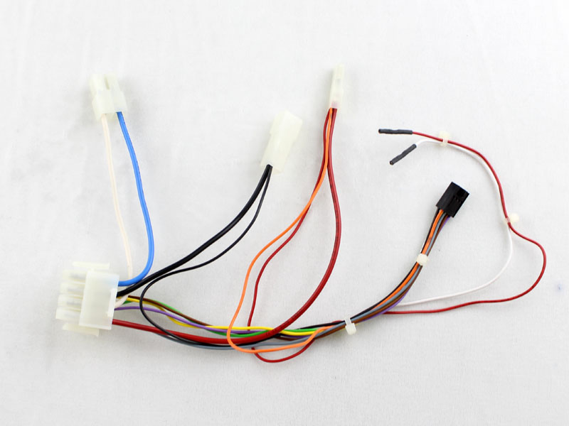 Customized Orange PVC Tube RS232 4pin DIN to DB9 Mini DIN Cable for Data Transfer