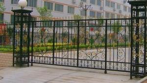Quality Professional Home Depot Wrought Iron Gates , Contemporary Metal Gates wholesale