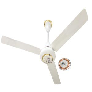 Quality Remote Control Household DC 12v Ceiling Fans With 3 Metal Blades wholesale