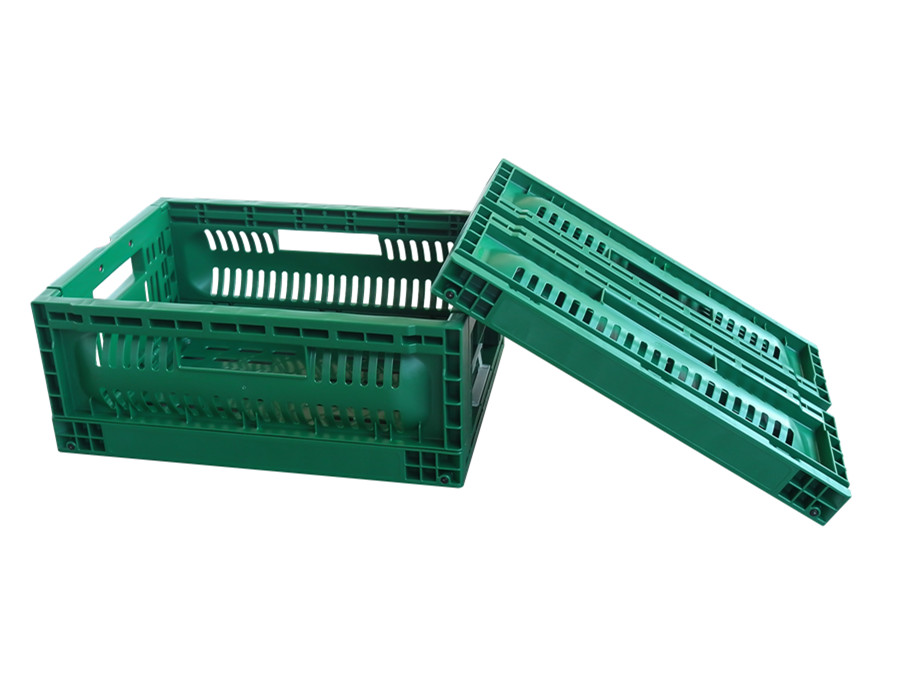 Transportation Plastic Crate for Fruit Vegetable Storage Stackable Nestable 400x300x170mm