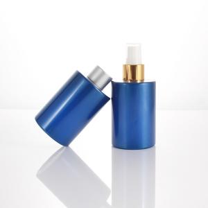 Quality 180ml Cylindrical Cosmetic Spray Bottle Anodized Aluminum Sprayer wholesale