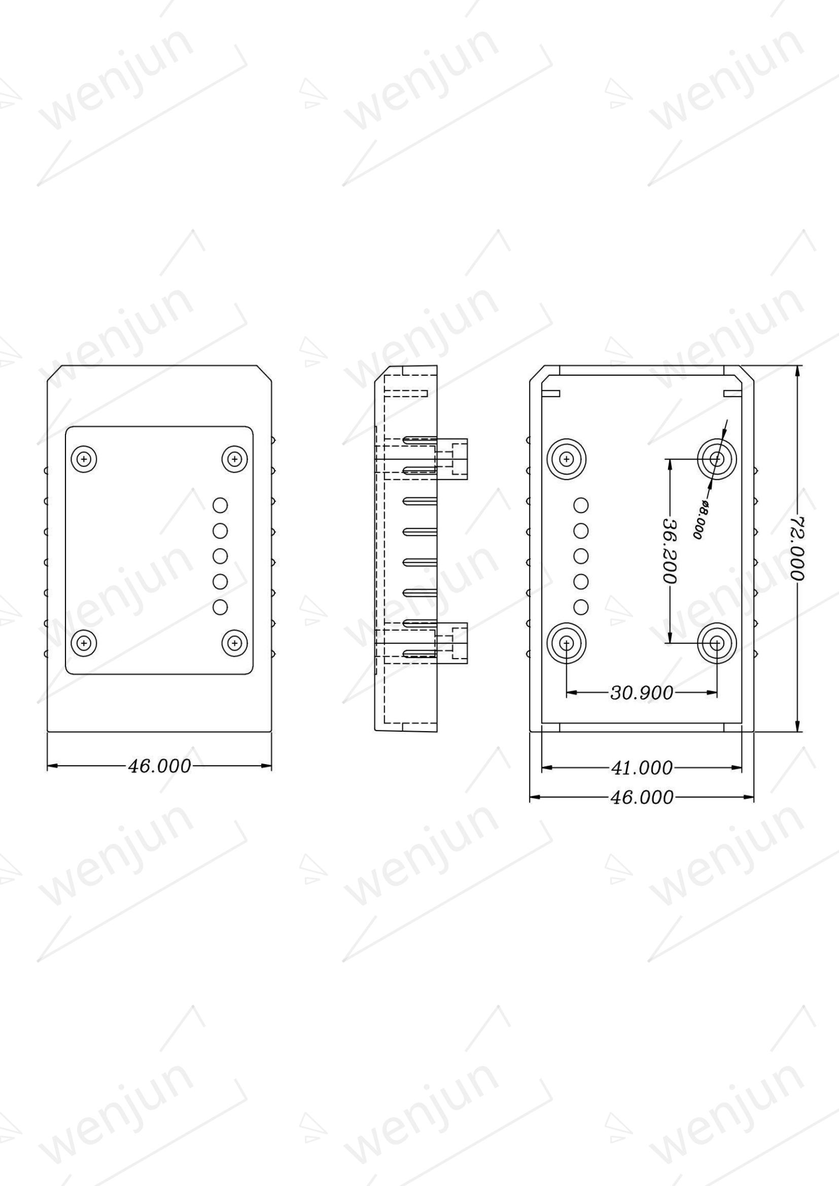 New Assembled Red Housing J1962 16 Pin OBDII Gold Plated Bent Pin Male Connector Plug With Assembled Female