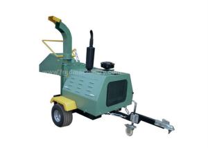 Quality 2 Cutting Knives Hydraulic Wood Chipper 360 Degrees Discharge Hood Rotation wholesale