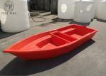 Polyethylene 6 Persons Hard Plastic Fishing Boats 800kg Loading A3.6M Flat