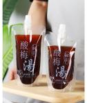 150ml 200ml Transparent Spout Pouch Packaging Liquid Bags Recyclable