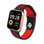 Zinc Alloy Silicone Strap Smart Watch 180mAh IOS Touch Screen Electronic Android