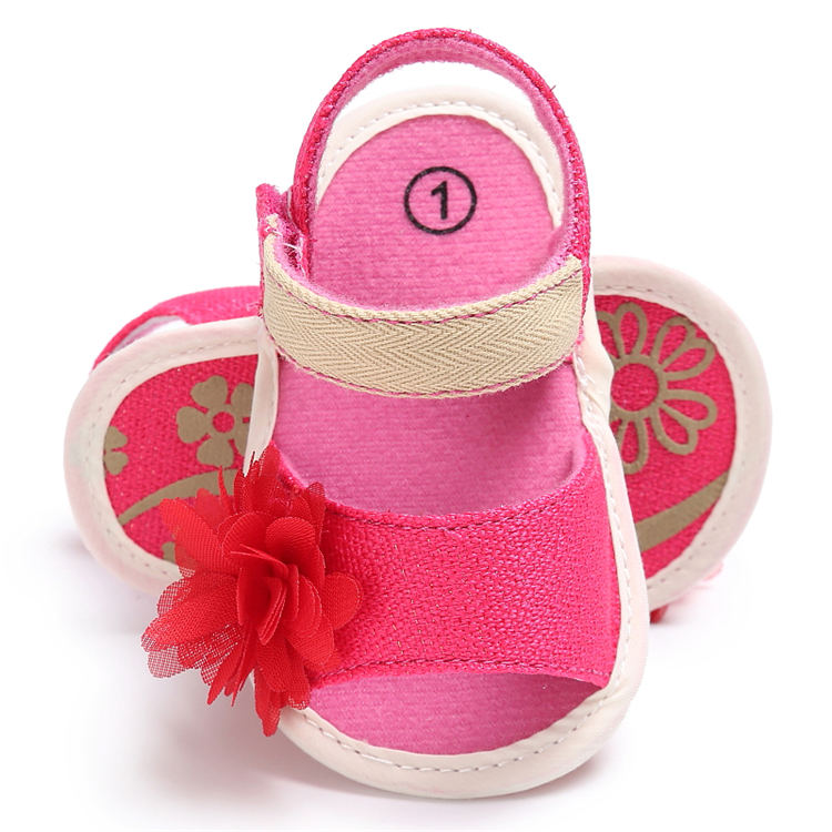 2019 New style infant Sandals Sakura Flower Japanese style Toddler Slipper baby shoes for Girl