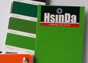 Quality Green Matt Finish Epoxy Powder Coating , Indoor Heat Resistant Powder Coat wholesale