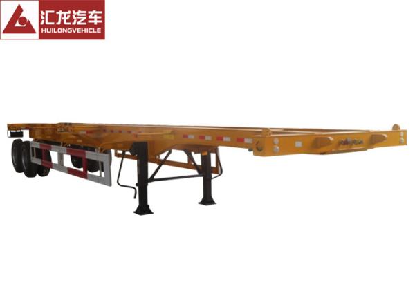 Strong Bearing 40FT Shipping Container Trailer Stable Performance Anti -