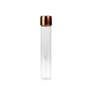 Quality Clear Glass Preroll Tubes 120mm Length Plastic Lid Child Resistant wholesale