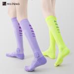Colourful Long Knee High Stockings Breathable Athletic Running Compression Socks