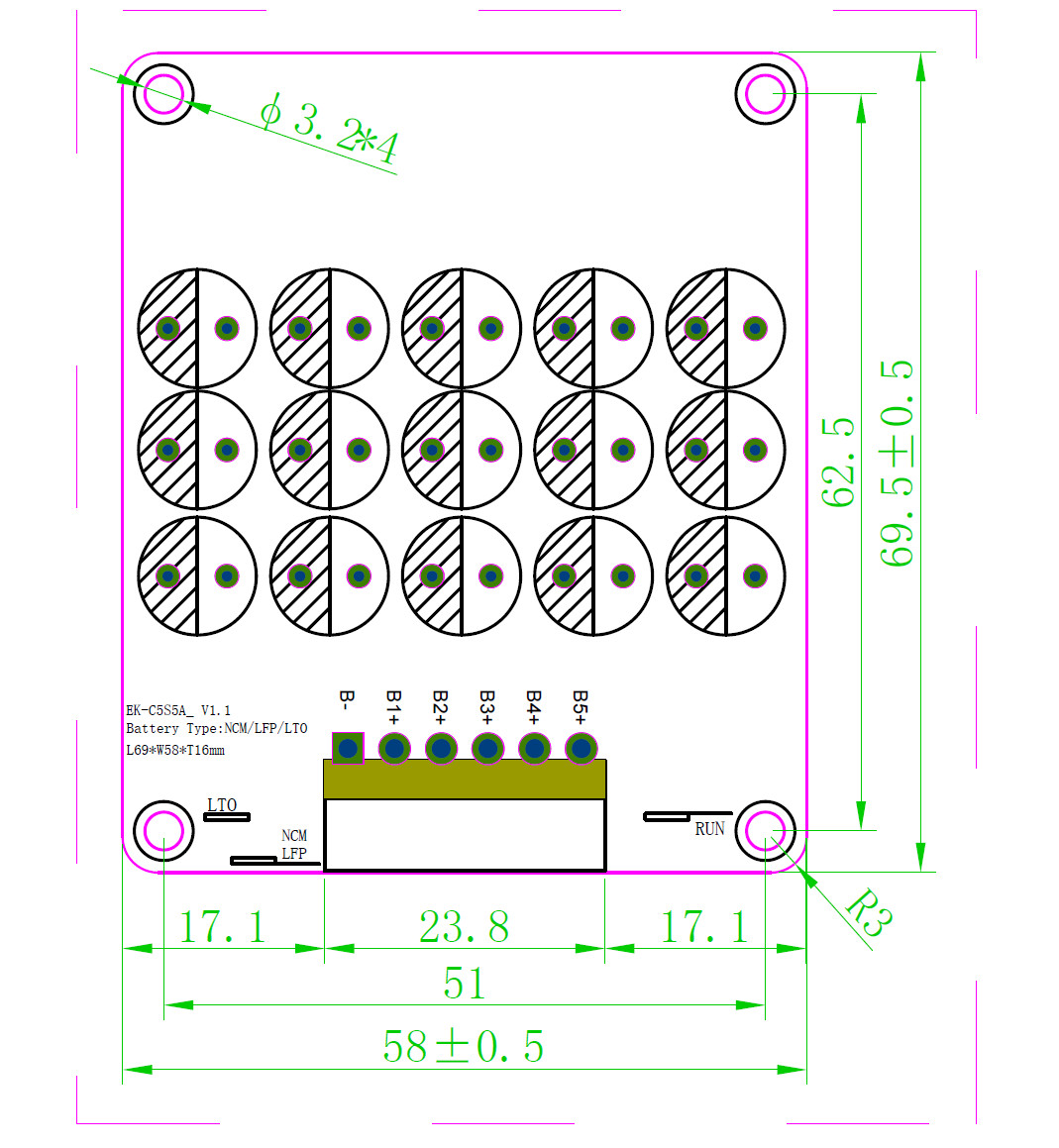 4S 5S Whole Group 5A Active Balancerr Lifepo4 Lithium Lipo Battery Energy Active Equalizer for Power tool