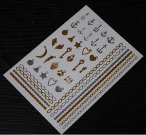 Quality Gold and Silver Metallic tattoo wholesale