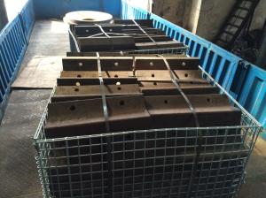 Quality Wear-resistant Casting Ni Hard Edge Cover Length 240mm / 490mm wholesale