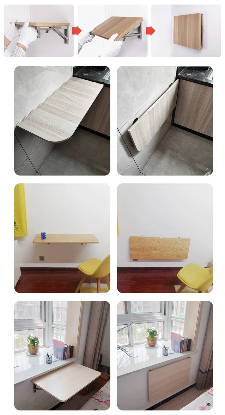 Triangle Adjustable Table Bench Support Folding Brackets for 90 Degree Wall Mounting