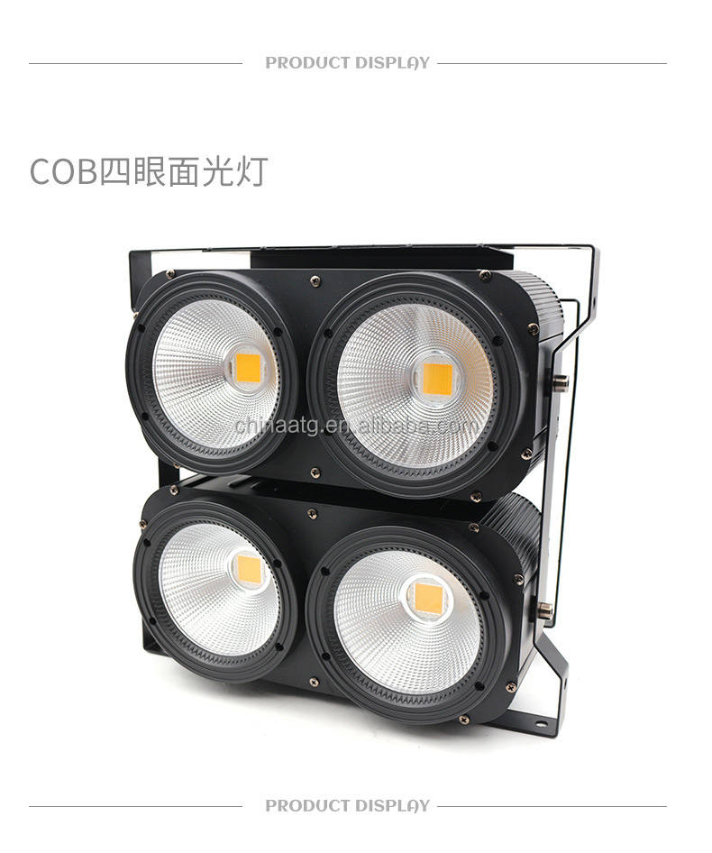 COB400W 4 Eyes Vegetable Par Light Bar Flash lights For Stage And Dance Floor