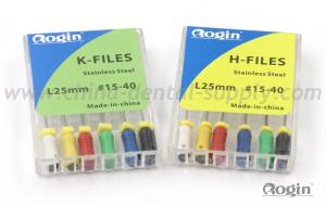 Quality 21mm / 25mm Stainless Steel K Dental Endo Files Endodontic Files wholesale