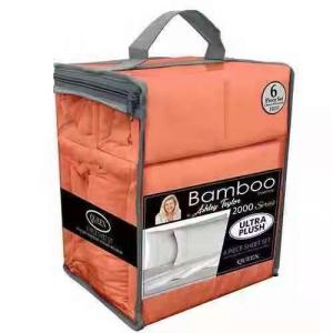 Quality Wrinkle Resistant T1800 Microfiber Dyed Sheet Set 6 Pieces Non-Filling 1.5-2 Kg wholesale
