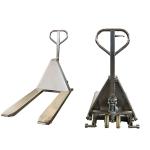Manual Portable Scissor Pallet Truck Single Piston Stainless Pallet Truck