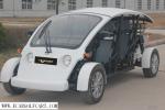 Electric Utility 4 Seater Golf Cart Fiberglass Material For Street