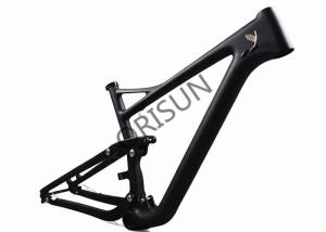 Quality Carbon Full Suspension Lightweight Bike Frame 29er Matte Black Finish wholesale