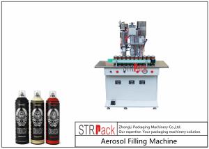 Quality Semi Automatic Aerosol Spray Paint Filling Machine For Air Freshener / Refrigerant wholesale