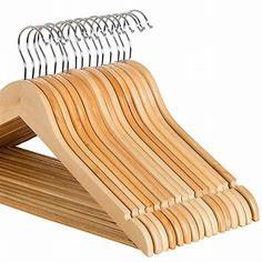 Quality 360 Degree Swivel Hook Solid Wood Crescent Hangers Modern Luxury wholesale