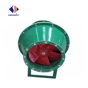 Quality High Air Pressure and Large Air Volume Inclined Flow Duct Fan with FRP/304/Q235 Blades wholesale