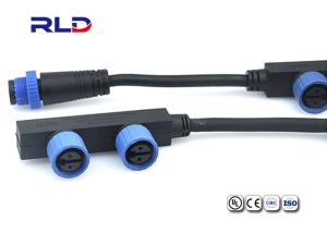 Quality PA66 Industrial Waterproof Cable Splitter Wire Molding For Power Supply wholesale