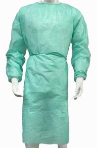 Quality Green Surgical Gown Non Woven , Disposable Gown For Hospital OEM wholesale