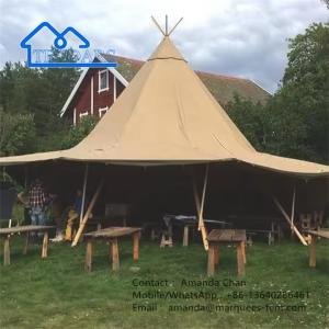 Quality Outdoor Wedding Teepee Tent Hot Wood Stove Tent Teepee Tent For Party Event wholesale