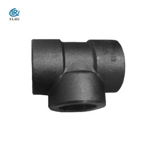 China Forged ASME B16.11 3000LB Socket Welded Equal Tee on sale