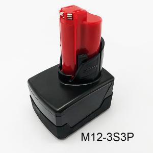 Quality 10.8V M12 Cordless Drill Battery And Charger Over 500 Cycles For Milwaukee wholesale