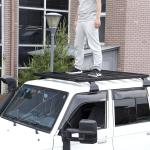 Black Steel Roof Tray Roof Rack for Toyota Land Cruiser LC79 SUV Fj Cruiser and