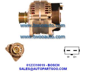 Quality 0123310019 0123310024 - BOSCH Alternator 12V 70A Alternadores wholesale